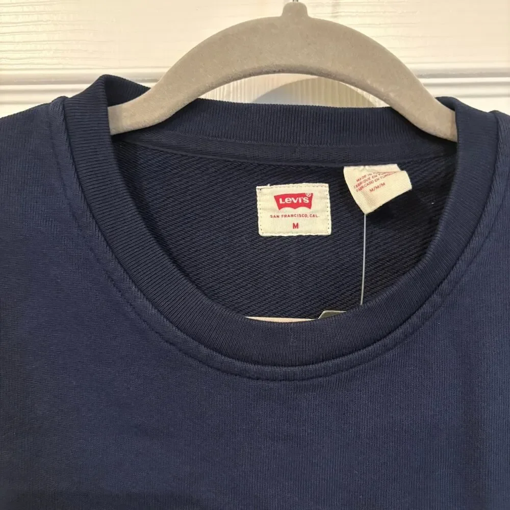 Levi's Pullover Logo Crewneck Navy Medium